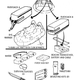A 1969 NASA illustration of the survival kit, showing the knife
